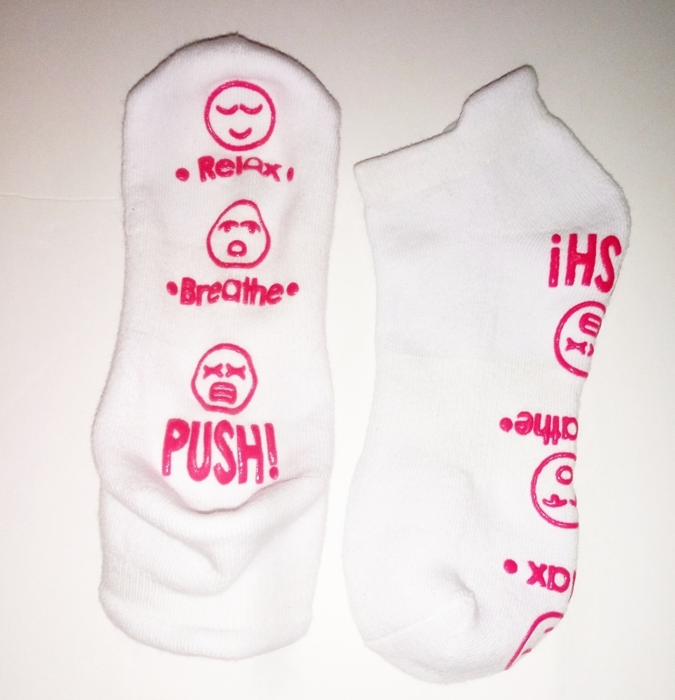 Labor and Delivery Socks - Baby Shower Gift for mom to be